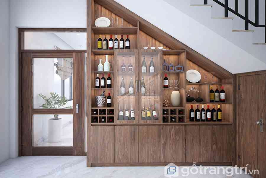 Tổng hợp những mẫu tủ rượu gỗ tự nhiên đẹp, ấn tượng | Gỗ Trang Trí