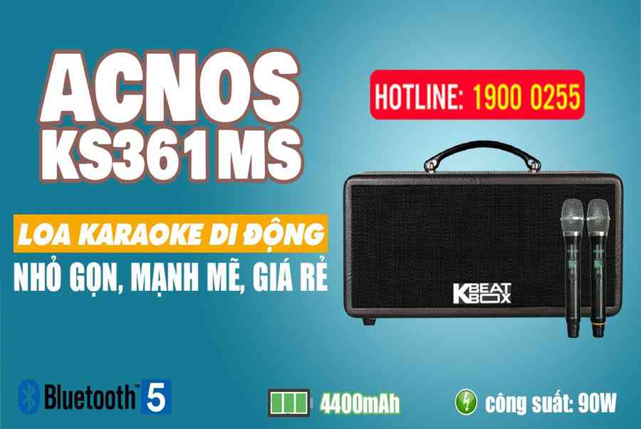 Loa Acnos KBeatbox KS361MS chính hãng giá rẻ nhất thị trường