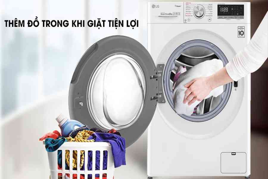 Máy Giặt LG AI DD 8.5 Kg FV1408S4W giá rẻ, giao ngay