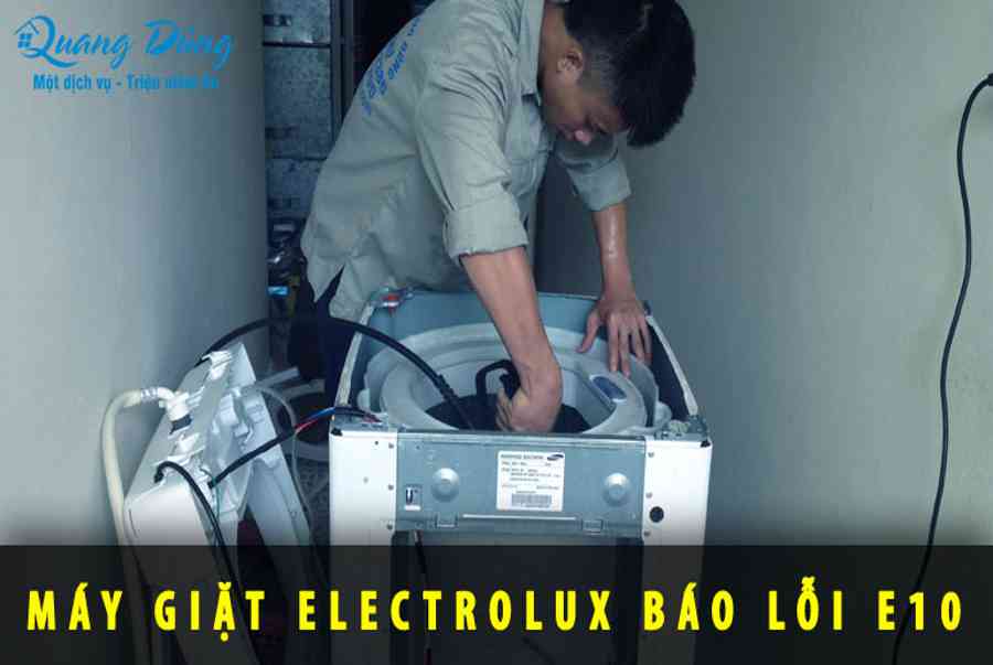 Cách sửa máy giặt Electrolux báo lỗi E10
