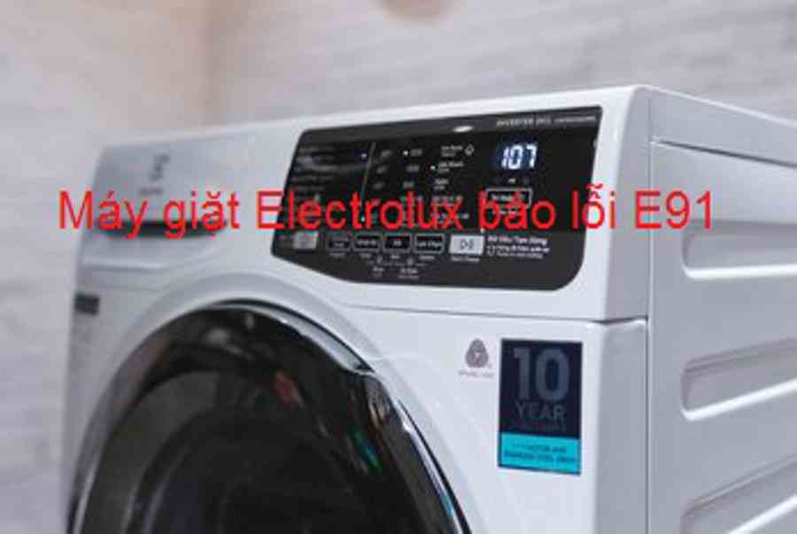 Máy giặt Electrolux báo lỗi E91 khắc phục chỉ 30 phút