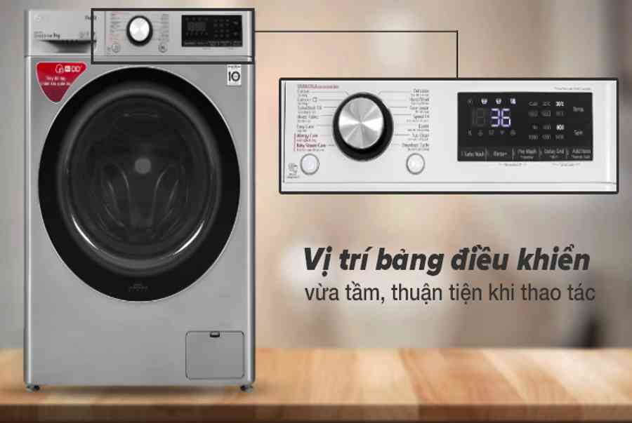 Review chi tiết máy giặt LG cửa trước dòng FV-S2