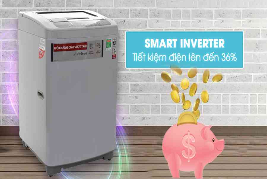 Máy giặt LG Inverter 9.5 kg T2395VSPW có giá tốt nhất