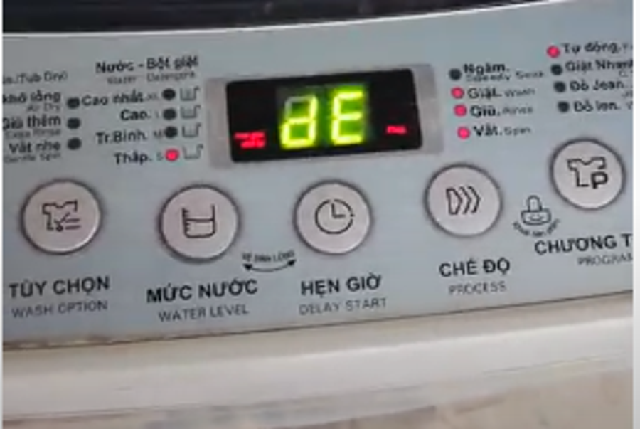 Cách sửa máy giặt LG báo lỗi DE với 4 cách nhanh chóng tại nhà