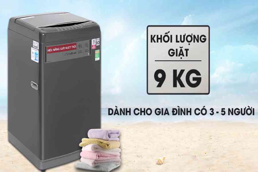 Máy giặt LG Inverter 9kg T2109VSAB, giá rẻ, chính hãng