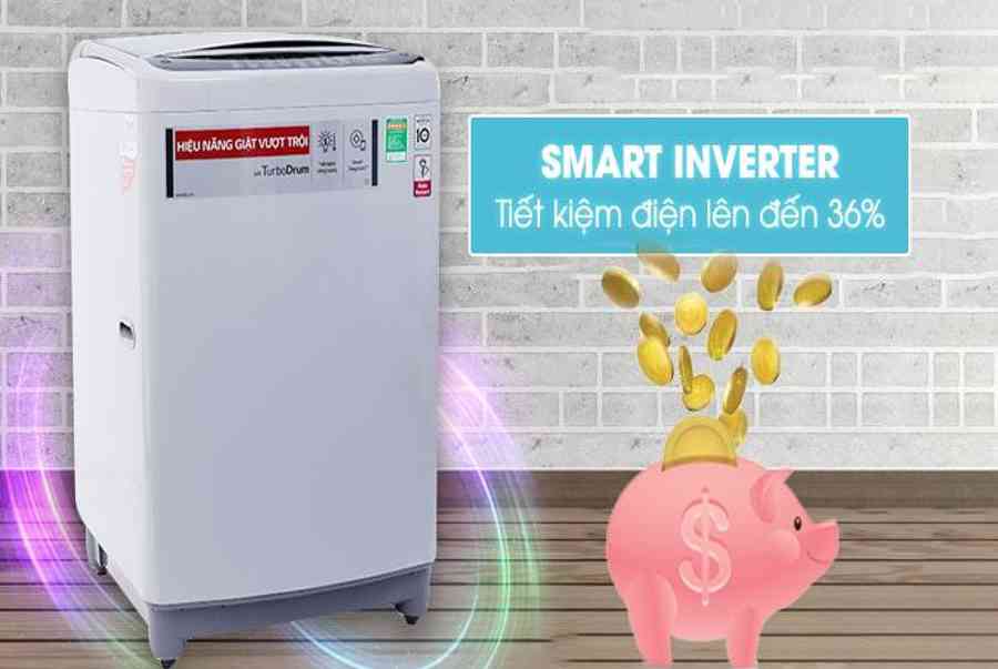 Máy giặt LG T2350VSAW Inverter 10.5 kg 【Giá rẻ siêu rẻ 】