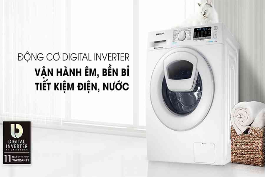 Máy giặt Samsung Addwash Inverter 10 Kg WW10K44G0YW/SV |DIENMAYGIASI.VN