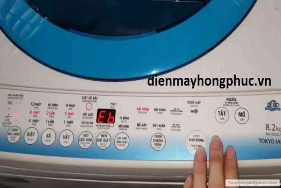 Máy Giặt TOSHIBA Báo Lỗi E6 Do Đâu ? Cách khắc phục đơn giản nhất ?