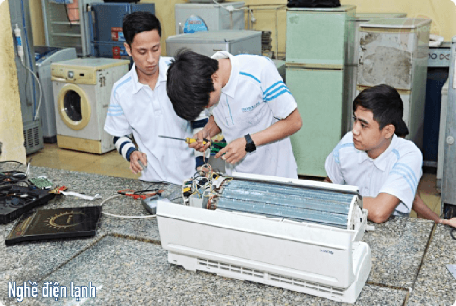 Khung trình độ trung cấp nghề Kỹ thuật điện lạnh – Thợ sửa chữa