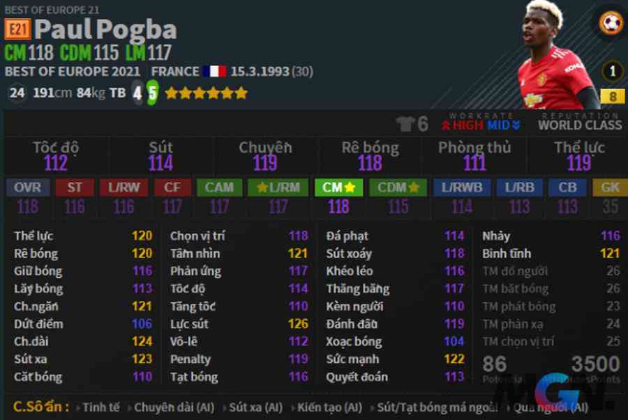 FIFA Online 4: Pha mở thẻ cực kỳ thành công với Pogba E21 +8 hơn 1000 tỷ