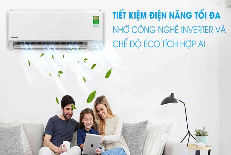Máy lạnh Panasonic Inverter 1 HP CU/CS-PU9WKH-8M Mới 2020 giá rẻ tại Điện Máy Đất Việt