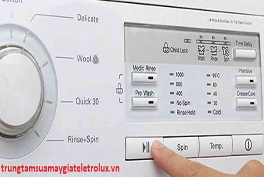 Hướng dẫn cách reset máy giặt Electrolux tại nhà để sửa lỗi