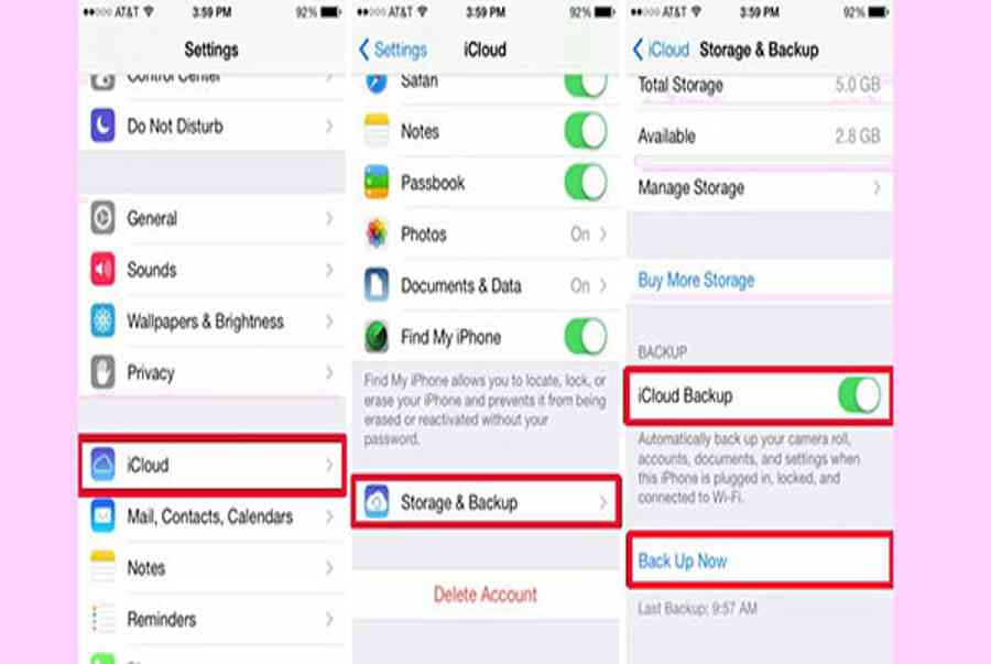 Hướng dẫn cách sao lưu dữ liệu trên iPhone bằng iTunes và iCloud