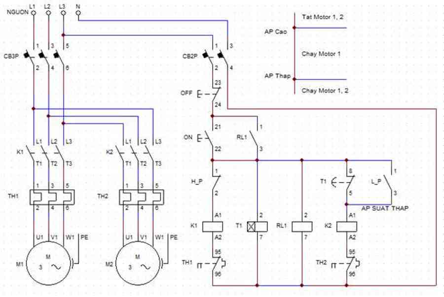15 Mạch ứng dụng dùng khởi động từ đơn và kép RẤT CHI TIẾT 2021