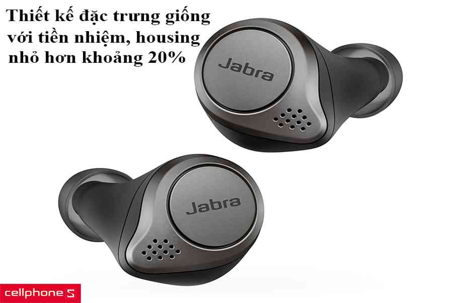 Tai nghe không dây Jabra Elite 75T chính hãng, giá rẻ nhất, bảo hành 12 tháng