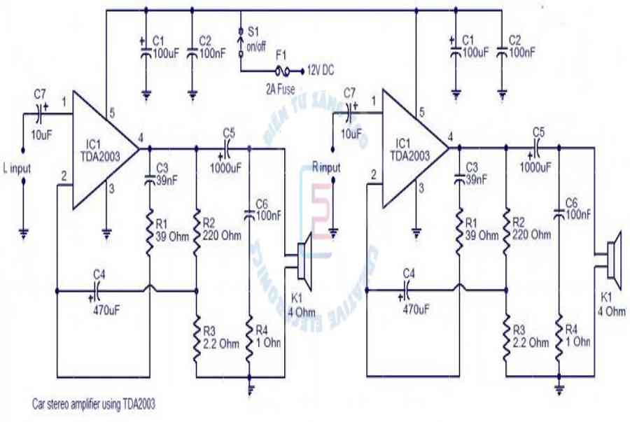 TDA2003 là gì? Sơ đồ chân, thông số kỹ thuật và ứng dụng