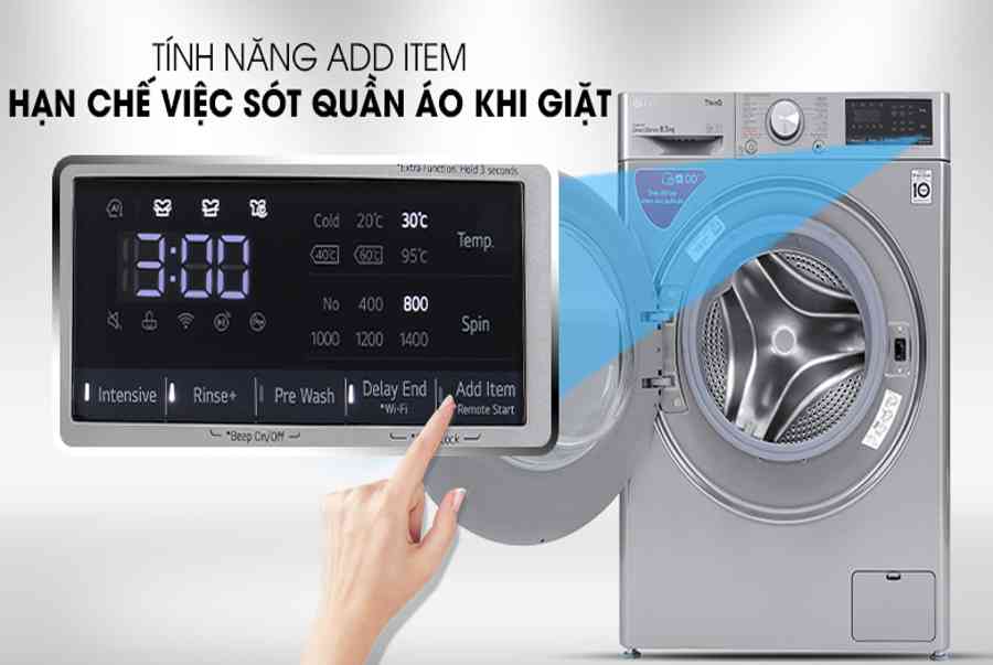 Máy giặt LG Inverter 8.5 kg FV1408S4V, giá rẻ, chính hãng