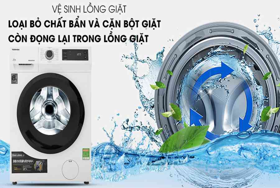 Máy giặt Toshiba Inverter 8.5 Kg TW-BH95S2V WK, giá rẻ, chính hãng