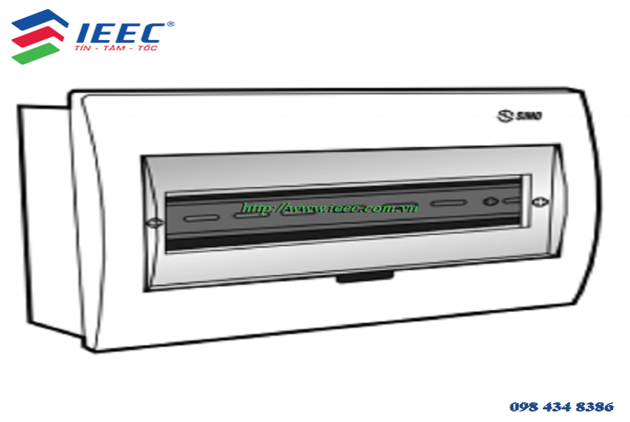 Tủ điện âm tường 18 module Sino chính hãng – IEEC