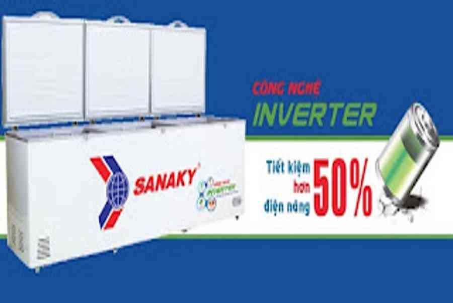 Tủ đông Sanaky inverter 1200 Lít VH 1399HY3