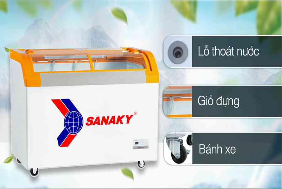 Tủ Đông Sanaky 350 lít VH-4899KB – chính hãng, giá tốt
