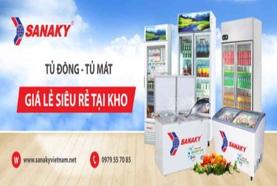 Mua hàng tại kho TP.HCM, bán tủ đông giá rẻ | Sanaky Việt Nam