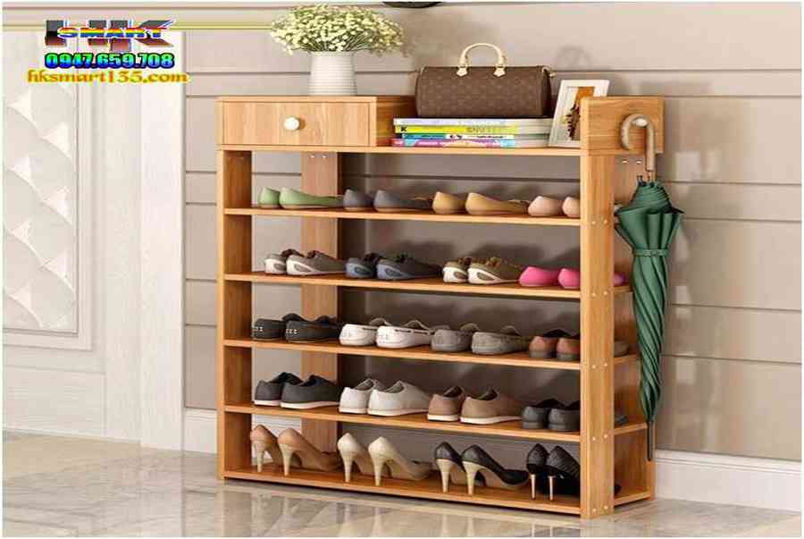 KỆ ĐỂ GIÀY DÉP 5 TẦNG GỖ MDF TIỆN DỤNG