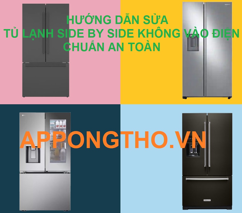 Bộ phận nào tủ lạnh Side by Side gây ra không vào điện?