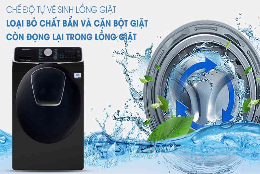 Máy giặt sấy Samsung Add Wash Inverter 19 kg WD19N8750KV/SV, giá rẻ, chính hãng