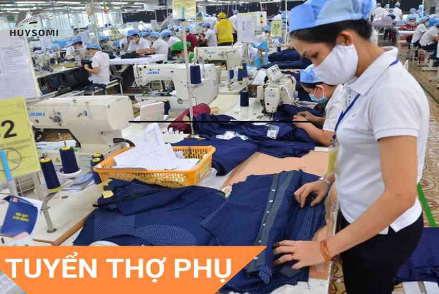 [TPHCM] Tuyển dụng thợ phụ may mặc tại xưởng Huy Sơ Mi