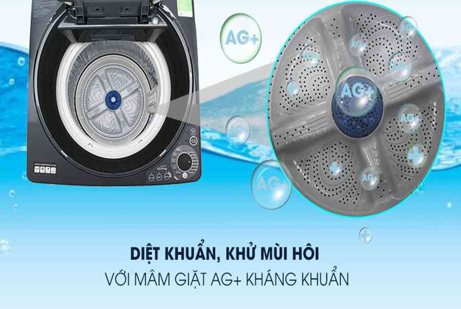 Máy giặt Sharp ES-W100PV-H giá rẻ, chính hãng