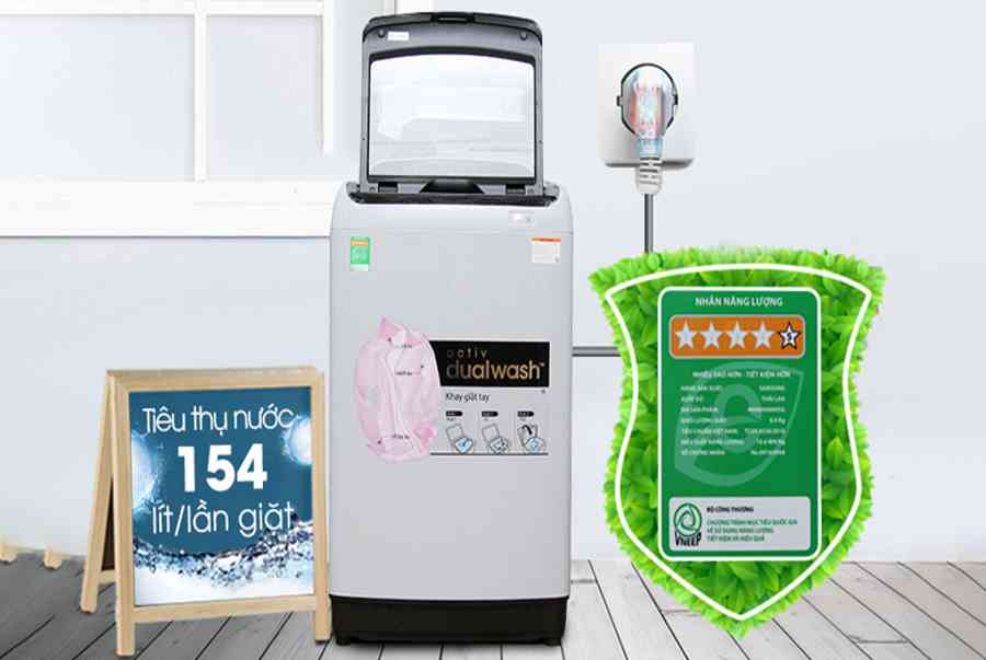 Máy giặt Samsung 10 kg WA10J5710SG/SV – Điện Máy Xuân Minh