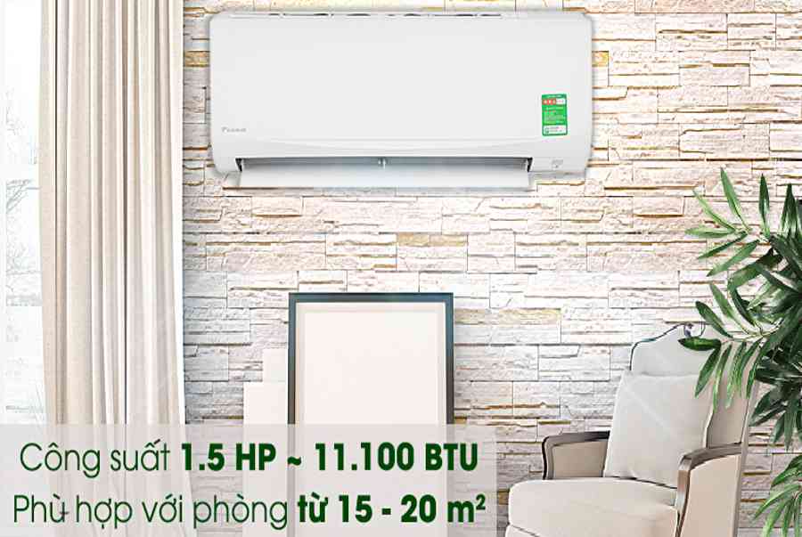 Máy lạnh Daikin 1.5 HP ATF35UV1V, giá rẻ, chính hãng