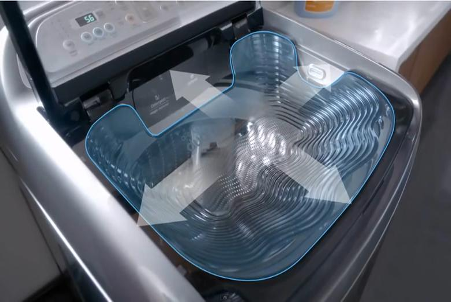 Máy giặt 10Kg Samsung WA10J5710SG/SV Activ Dualwash